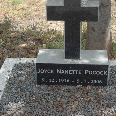 POCOCK Joyce Nanette 1916-2006