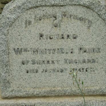 PAINE Richard Wm Whitfield -?