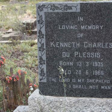 PLESSIS Kenneth Charles, du 1935-1966