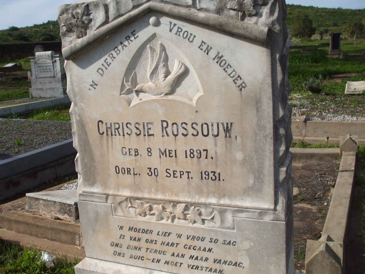 ROSSOUW Chrissie 1897-1931