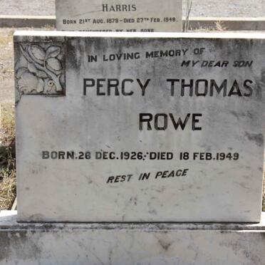 ROWE Percy Thomas 1926-1949