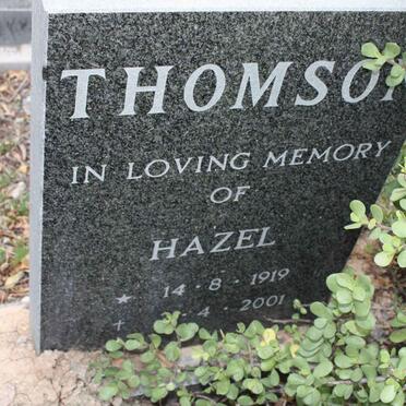 THOMSON Hazel 1919-2001