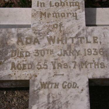 WHITTLE Ada -1936