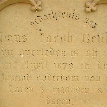 BEUKES Hans Jacob -1878