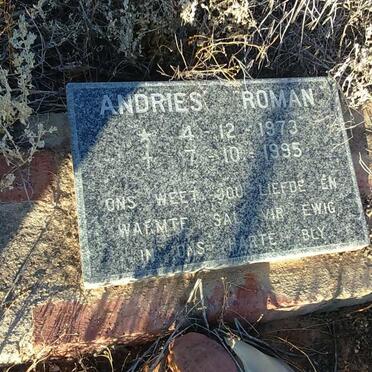 ROMAN Andries 1973-1995