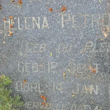 ROUX Andries Johannes, le 1881-1967 &amp; Helena Petronella DU PLESSIS 1886-1965