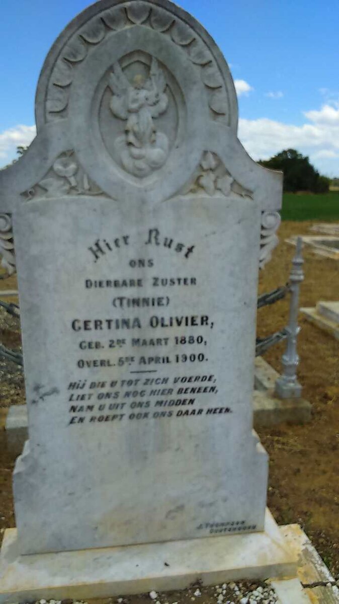 OLIVIER Gertina 1880-1900