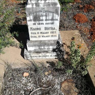 BOTHA Naomi 1927-1935