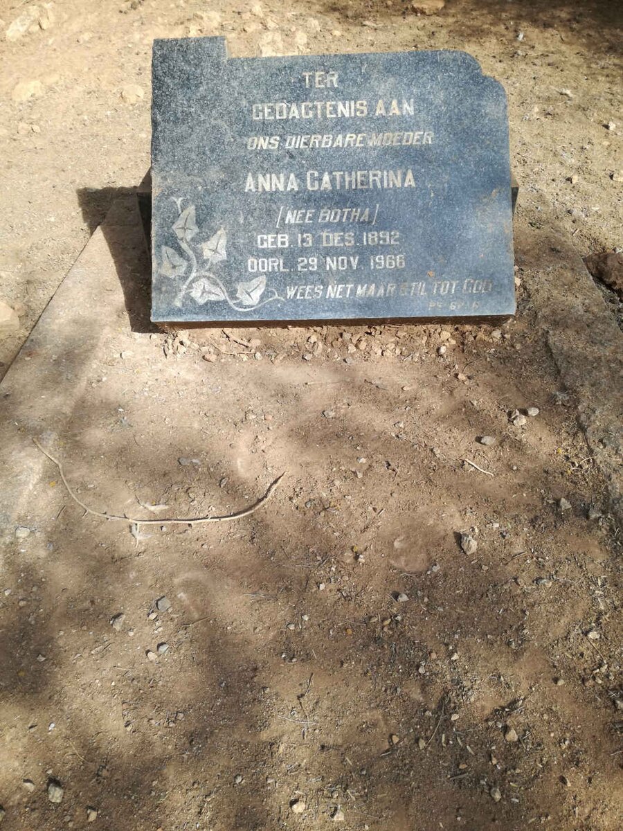 ? Anna Catherina nee BOTHA 1892-1966