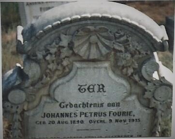 FOURIE Johannes Petrus 1840-1915