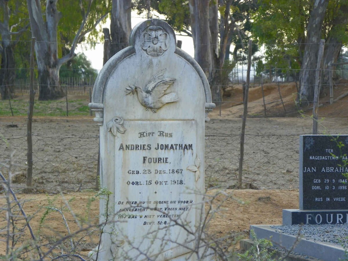 FOURIE Andries Jonathan 1867-1918