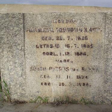 Western Cape, OUDTSHOORN district, Doornkraal 61, farm cemetery_2