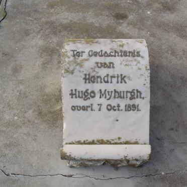 MYBURGH Hendrik Hugo -1891