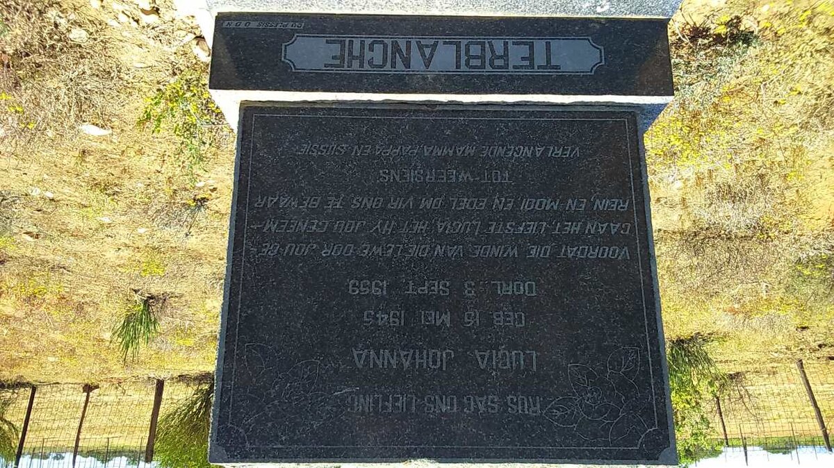 TERBLANCHE Lucia Johanna 1945-1959