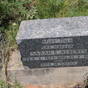 ALBERTS Sarah S. 1873-1944