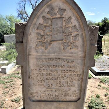 STANDER Barend Jacobus 1875-1943