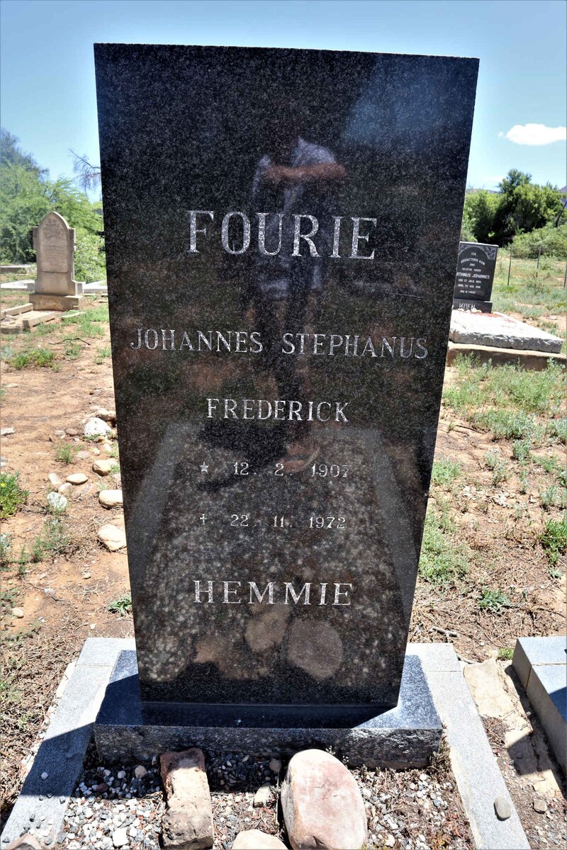 FOURIE Johannes Stephanus Frederick 1907-1972