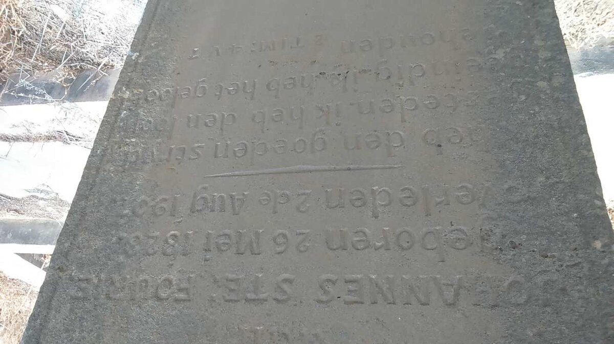 FOURIE Johannes Ste. 1823-1907