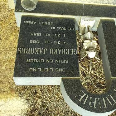 FOURIE Gerhard Jakobus 1986-1986