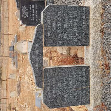 APPEL George Willem 1897-1959 &amp; Anna Maria RHEEDER 1897-1983