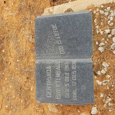 BREYTENBACH Gertruida 1913-193?