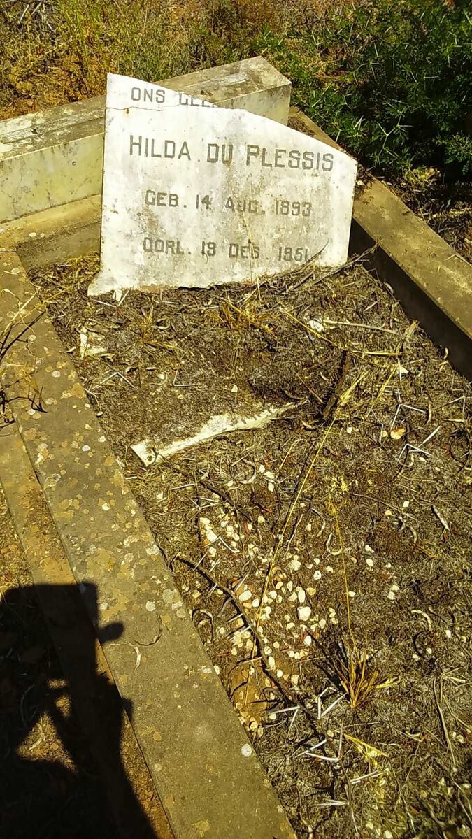 PLESSIS Hilda, du 1893-1951