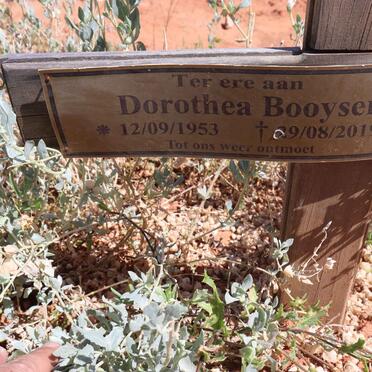 BOOYSEN Dorothea 1953-2019