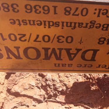 DAMONS April 1948-2015