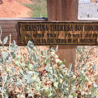 SOLOMONS Christina Theresa 1937-2014