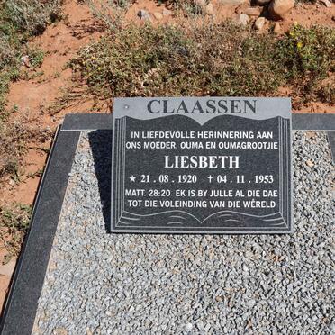 CLAASSEN Liesbeth 1920-1953