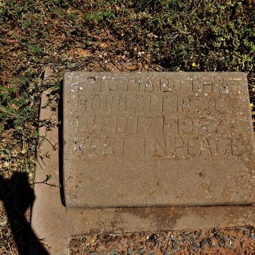 MABOTHA Erig 1970-1987