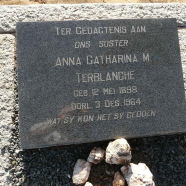 TERBLANCHE Anna Catharina M. 1898-1964