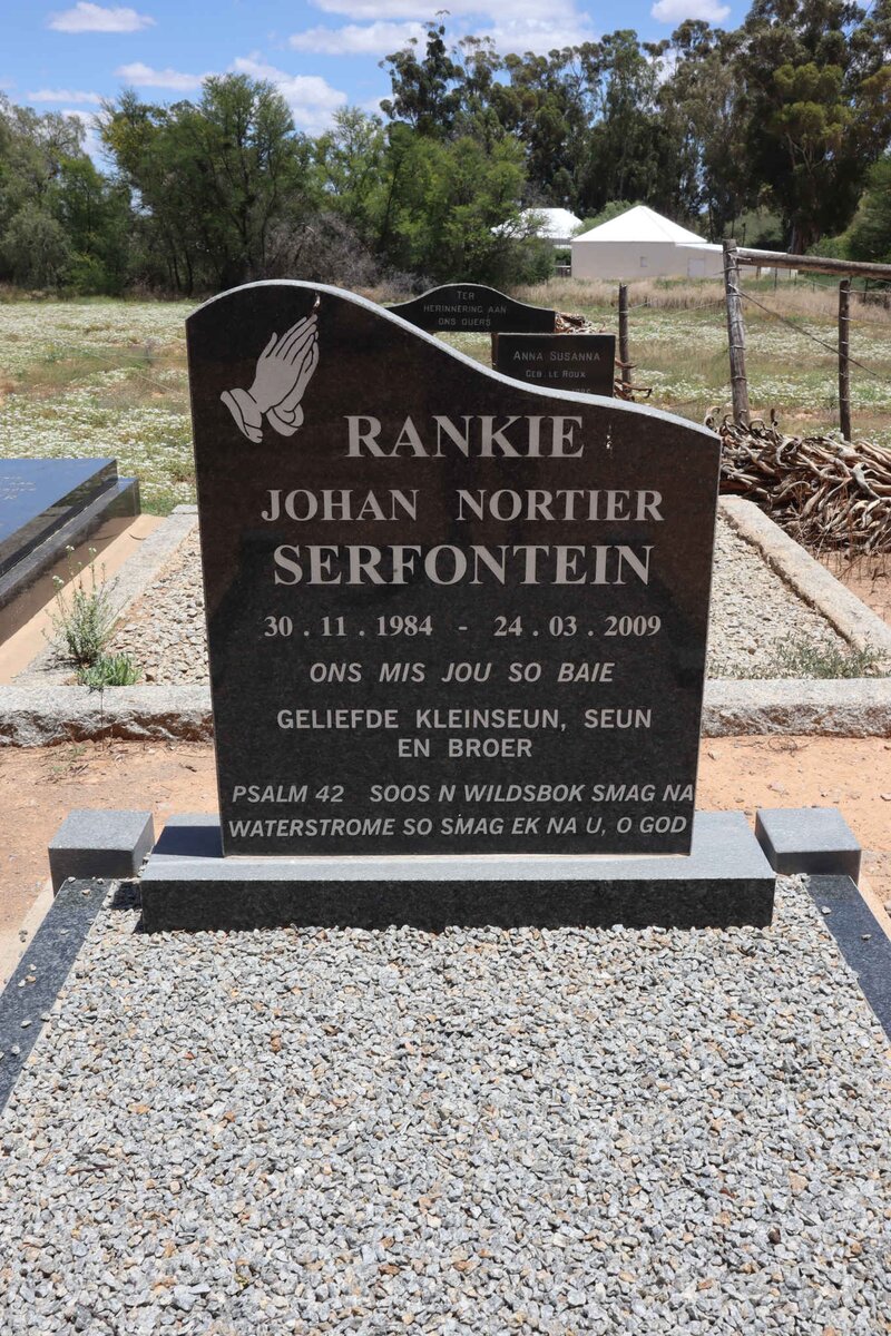 SERFONTEIN Johan Nortier 1984-2009