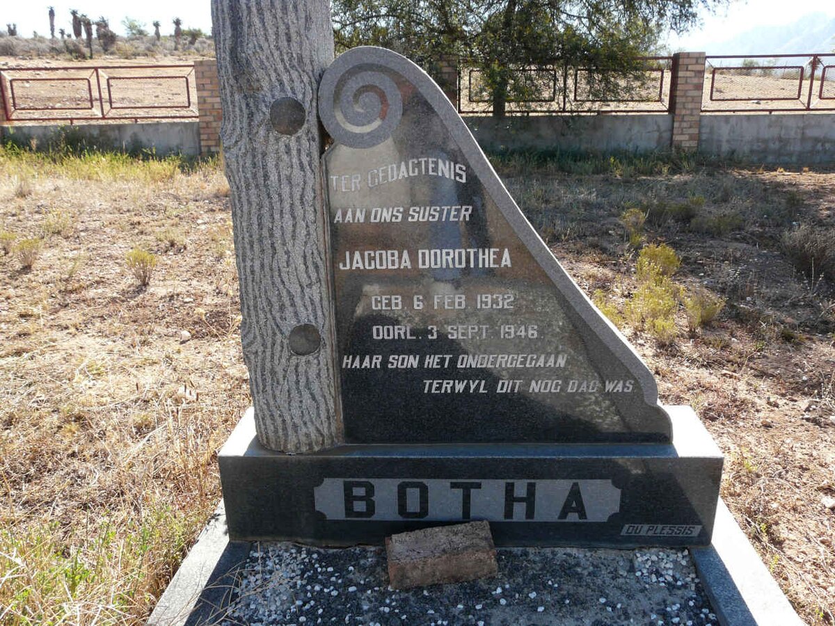BOTHA Jacoba Dorothea 1932-1946