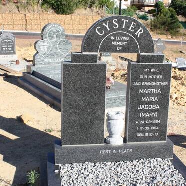 CYSTER Martha Maria Jacoba 1924-1994