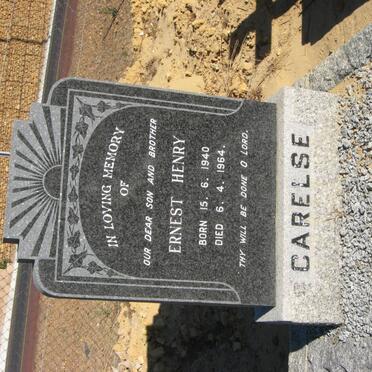 CARELSE Ernest Henry 1940-1964