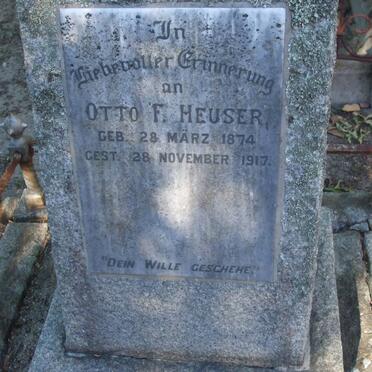 HEUSER Otto F. 1874-1917