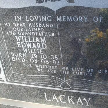 LACKAY William Edward ??38-??92