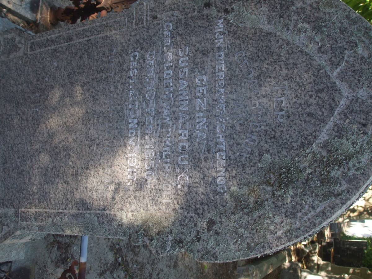 ROUX Gezina Susanna 1850-1917