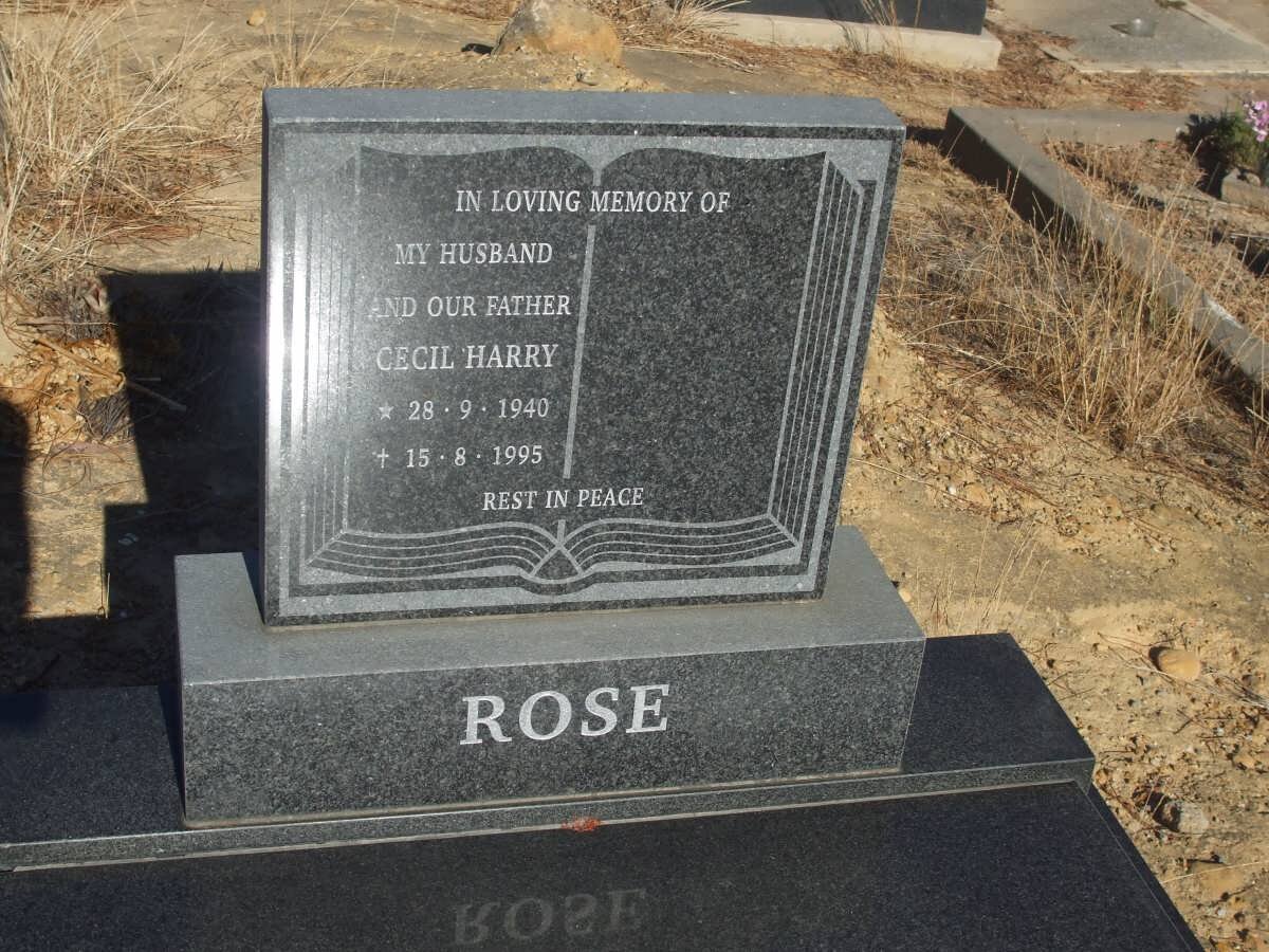 ROSE Cecil Harry 1940-1995