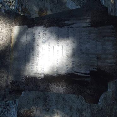 TOIT Johanna J., du nee de VILLIERS 1842-1917  :: du TOIT Jacob J. 1873-1921