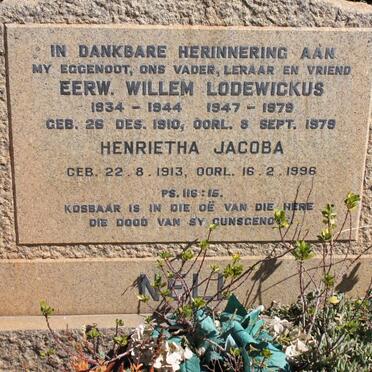 NELL Willem Lodewickus 1910-1979 &amp; Henrietha Jacoba 1913-1996