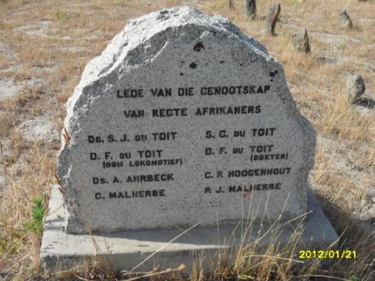 2. Lede van die Genootskap van Regte Afrikaners