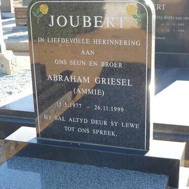 JOUBERT Abraham Griesel 1977-1999