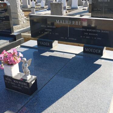 MALHERBE Jozua Francois 1896-1975 &amp; Catharina Margaretha ROSSOUW 1897-1984 :: MALHERBE Noël 1966-1982