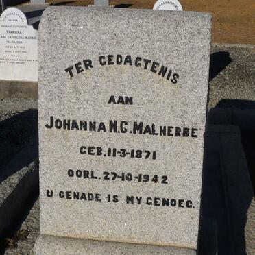 MALHERBE Johanna M.C. 1871-1942