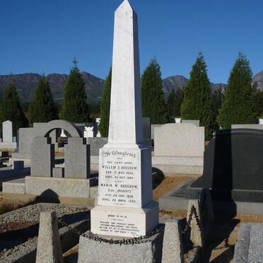 ROSSOUW Willem D. 1850-1899 &amp; Maria W. JOUBERT 1856-1923