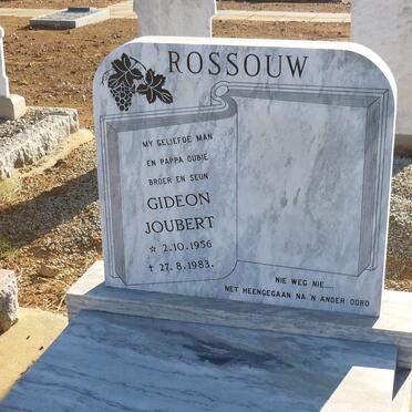 ROSSOUW Gideon Joubert 1956-1983