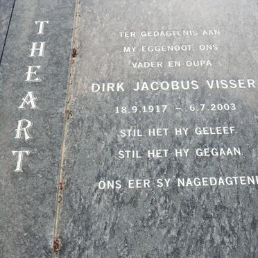 THEART Dirk Jacobus Visser 1917-2003
