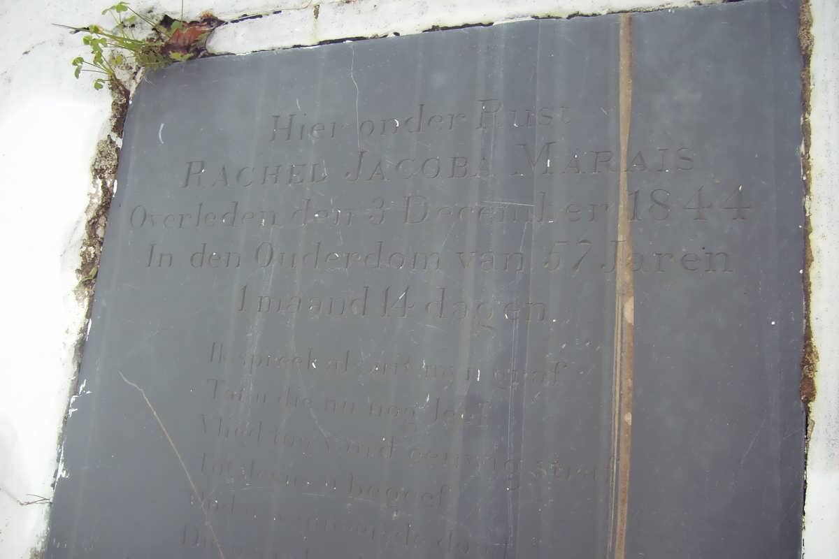 MARAIS Rachel Jacoba -1844